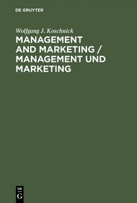 Produktbild: Management and Marketing / Management und Marketing