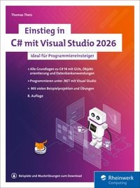Produktbild: Einstieg in C# mit Visual Studio 2026