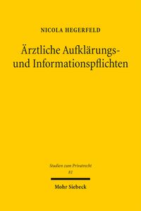 Produktbild: &Auml;rztliche Aufkl&auml;rungs- und Informationspflichten