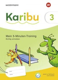 Produktbild: Karibu 3. Mein 5-Minuten-Training: Richtig schreiben