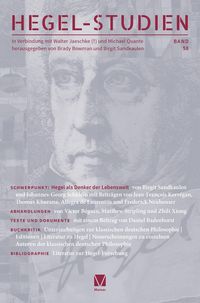 Produktbild: Hegel-Studien Band 58