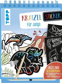 Bild vom Artikel Kratzel-Stickerbuch für Jungs vom Autor Frechverlag
