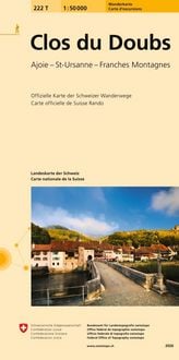 Produktbild: Swisstopo 1 : 50 000 Clos du Doubs