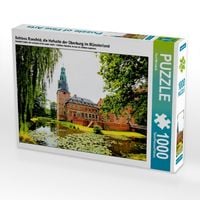 Produktbild: CALVENDO Puzzle Schloss Raesfeld, die Hofseite der Oberburg im M&uuml;nsterland | 1000 Teile Lege-Gr&ouml;&szlig;e 64x48cm Foto-Puzzle f&uuml;r gl&uuml;ckliche Stunden