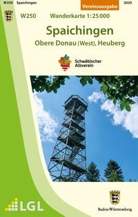 Produktbild: Spaichingen - Obere Donau (West), Heuberg. Wanderkarte 1:25.000