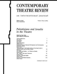 Produktbild: Palestinians and Israelis in the Theatre