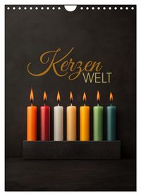 Produktbild: Kerzenwelt (Wandkalender 2026 DIN A4 hoch), CALVENDO Monatskalender