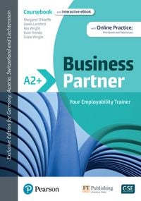 Produktbild: Business Partner A2+ DACH Edition Coursebook and eBook with Online Practice