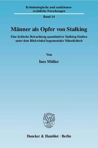 Produktbild: M&auml;nner als Opfer von Stalking.