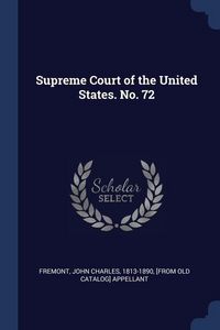 Produktbild: Supreme Court of the United States. No. 72
