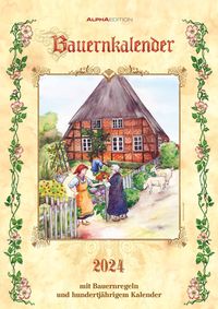 Bild vom Artikel Bauernkalender 2024 - Bildkalender A3 (29,7x42 cm) - mit Feiertagen (DE/AT/CH) und Platz für Notizen - inkl. Bauernregeln - Wandkalender vom Autor 