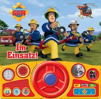 Produktbild: Feuerwehrmann Sam - Im Einsatz! - Soundbuch - Pappbilderbuch mit beweglichem Lenkrad und 13 spannenden Ger&auml;uschen f&uuml;r Kinder ab 3 Jahren