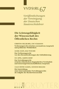 Produktbild: Die Leistungsfähigkeit der Wissenschaft des Öffentlichen Rechts