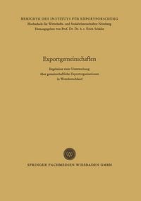 Produktbild: Exportgemeinschaften