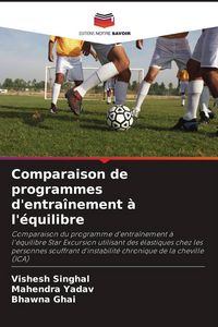 Produktbild: Comparaison de programmes d'entra&icirc;nement &agrave; l'&eacute;quilibre