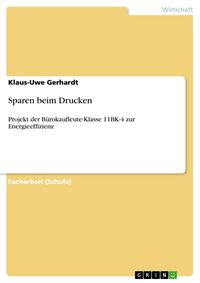 Produktbild: Sparen beim Drucken