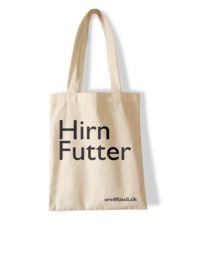 Produktbild: Canvastasche natur "Hirnfutter"