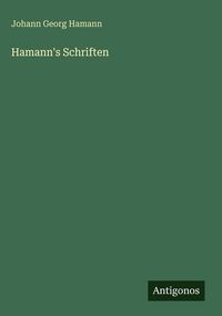 Produktbild: Hamann's Schriften