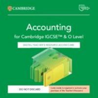 Produktbild: Cambridge IGCSE&trade; and O Level Accounting Digital Teacher's Resource Access Card