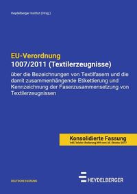 Produktbild: EU-Verordnung 1007/2011 (Textilerzeugnisse)