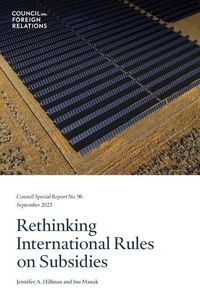 Produktbild: Rethinking International Rules on Subsidies