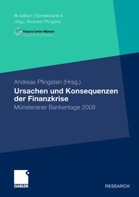 Produktbild: Ursachen und Konsequenzen der Finanzkrise