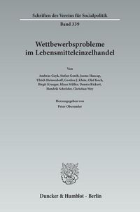 Produktbild: Wettbewerbsprobleme im Lebensmitteleinzelhandel.