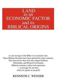 Produktbild: Land as an Economic Factor and Its Biblical Origins