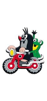 Produktbild: Tr&ouml;tsch Der kleine Maulwurf 3D-Magnet Motorrad