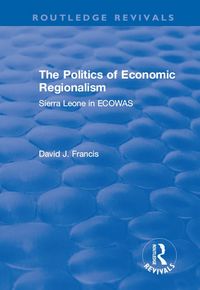 Produktbild: The Politics of Economic Regionalism
