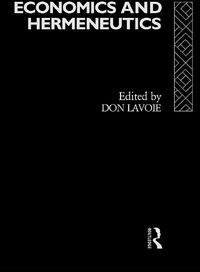 Produktbild: Economics and Hermeneutics