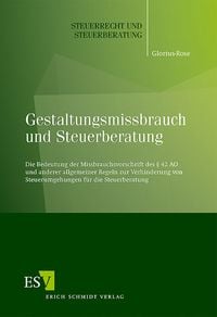 Produktbild: Gestaltungsmissbrauch und Steuerberatung