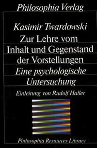Produktbild: Zur Lehre vom Inhalt und Gegenstand der Vorstellungen