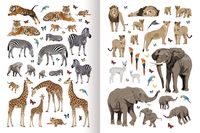 Mein Fühl-Stickerheft – Im Zoo