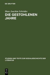 Produktbild: Die gestohlenen Jahre