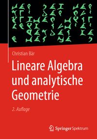 Produktbild: Lineare Algebra und analytische Geometrie
