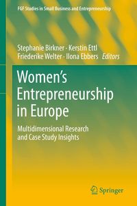 Produktbild: Women's Entrepreneurship in Europe
