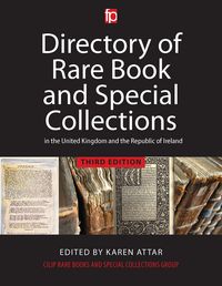 Produktbild: Directory of Rare Book and Special Collections in the UK and Republic of Ireland
