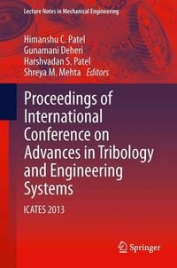 Produktbild: Proceedings of International Conference on Advances in Tribology and Engineering Systems