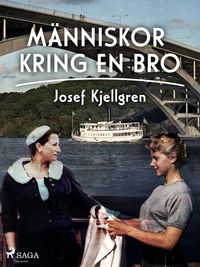 Produktbild: M&auml;nniskor kring en bro