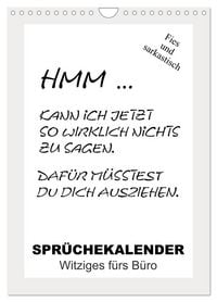 Produktbild: Spr&uuml;chekalender. Witziges f&uuml;rs B&uuml;ro (Wandkalender 2026 DIN A4 hoch), CALVENDO Monatskalender