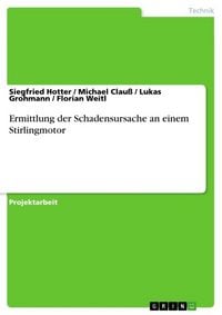 Produktbild: Ermittlung der Schadensursache an einem Stirlingmotor