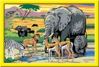 Ravensburger - Malen nach Zahlen - Tiere in Afrika