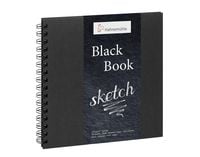 Produktbild: Hahnem&uuml;hle Papier Black Book, 23,5 x 23,5 cm, 250 g/m&sup2;
