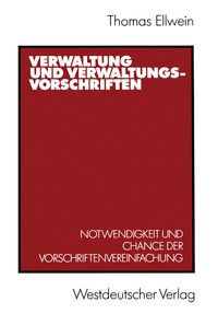 Produktbild: Verwaltung und Verwaltungsvorschriften