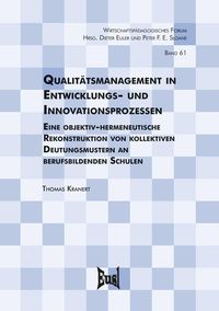 Produktbild: Qualit&auml;tsmanagement in Entwicklungs- und Innovationsprozesse