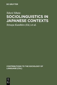 Produktbild: Sociolinguistics in Japanese Contexts