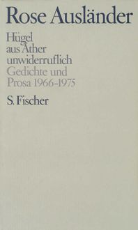 Produktbild: H&uuml;gel / aus &Auml;ther / unwiderruflich