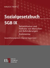 Produktbild: Sozialgesetzbuch (SGB). Kommentar / Sozialgesetzbuch (SGB) IX: Rehabilitation und Teilhabe von Menschen mit Behinderungen - Einzelbezug