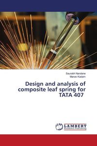 Produktbild: Design and analysis of composite leaf spring for TATA 407